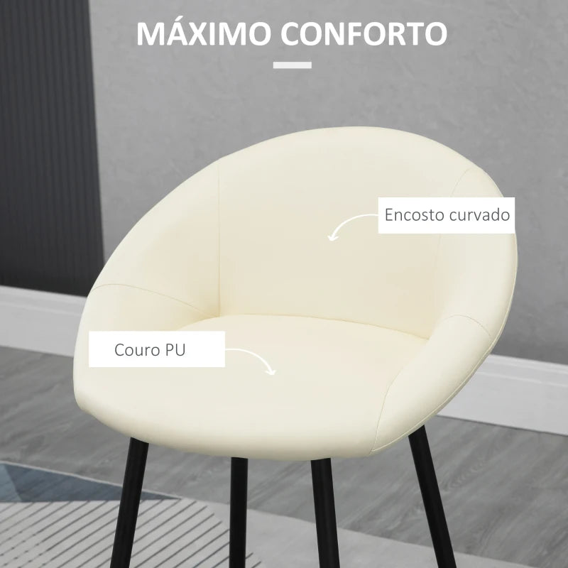 Conjunto de 2 Bancos Hage - Design Minimalista