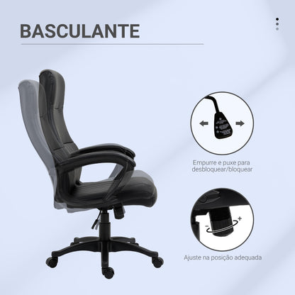 Cadeira Liko Ergonômica com Altura Ajustável - Preto - Design Retro - Leva-Me Contigo - Móveis & Decoração