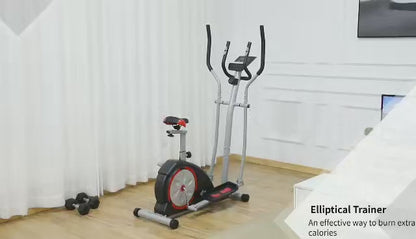 Bicicleta Elíptica com Inércia de 6kg e Resistência Magnética Regulável - HomeGym