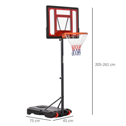 Cesto de Basquetebol com Altura Ajustável de 160-210cm - Leva-Me Contigo - Móveis & Decoração