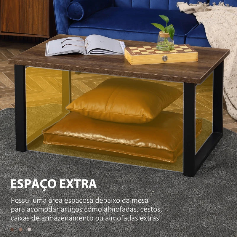 Mesa de Centro Salvatore - Design Industrial