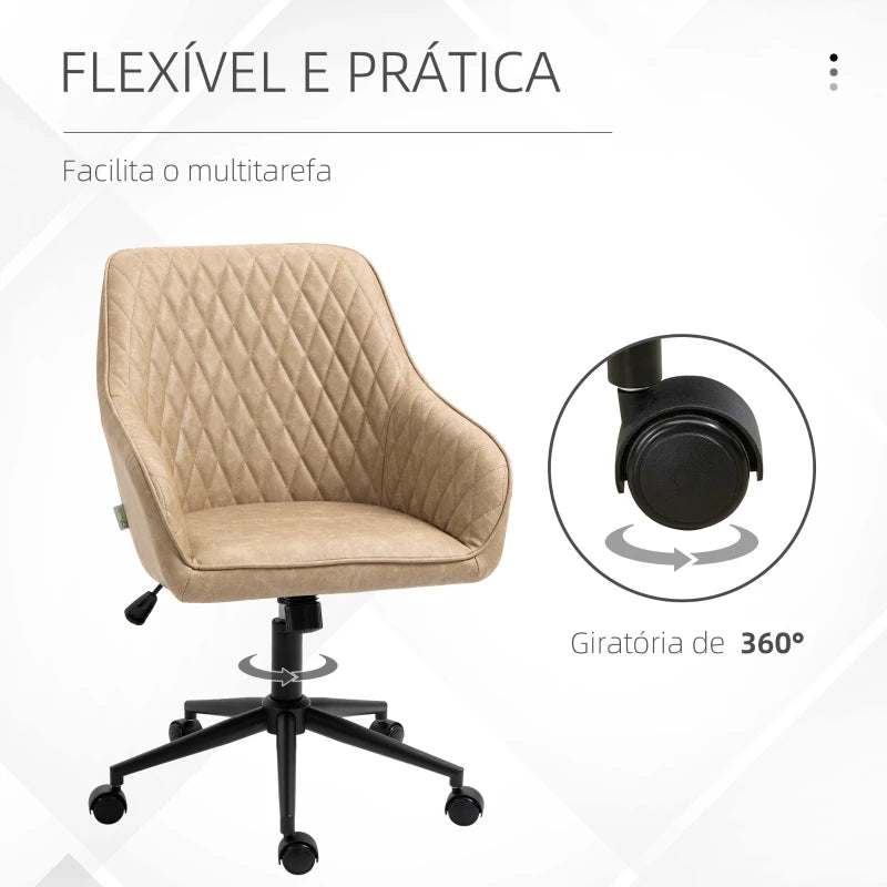 Cadeira de Escritório Olimpo Reclinável em Couro Artificial - Design Moderno