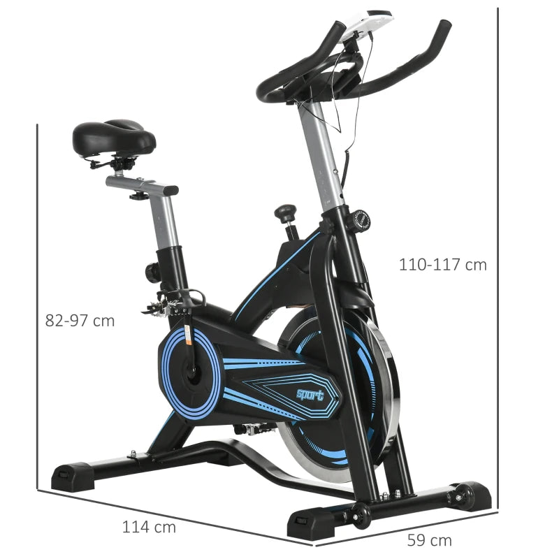 Bicicleta Estática com Inércia de 23kg - Design Moderno