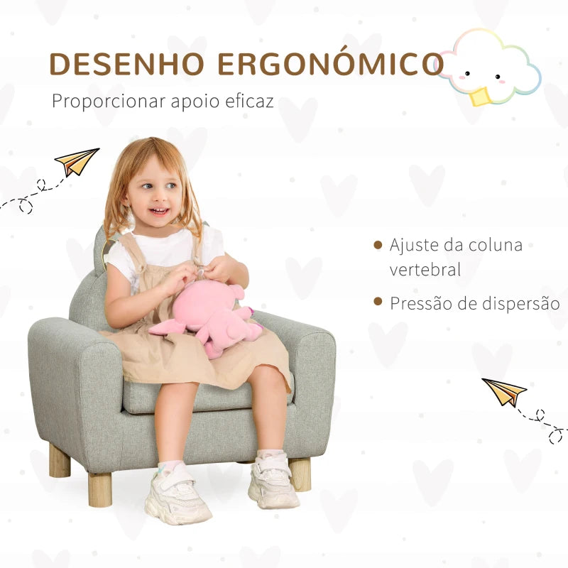 Poltrona Infantil Rabbit - Design Moderno