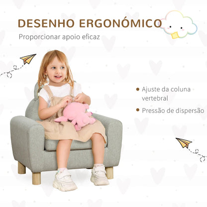 Poltrona Infantil Rabbit - Design Moderno