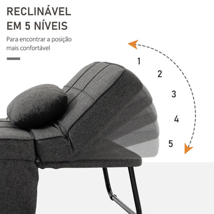 Sofá Cama Açores - 3 em 1 - Design Moderno