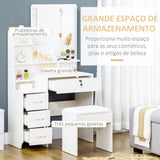 Toucador com Banco Selena - Design Moderno