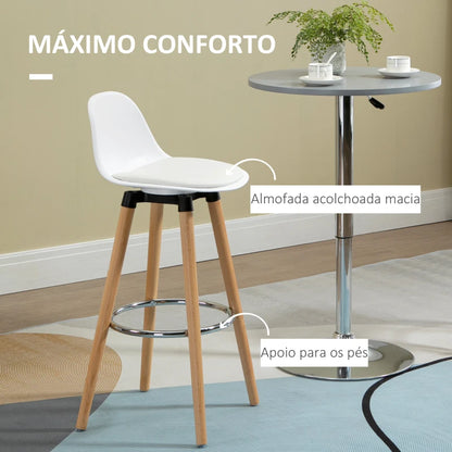 Conjunto de 2 Bancos Frodite - Design Nórdico