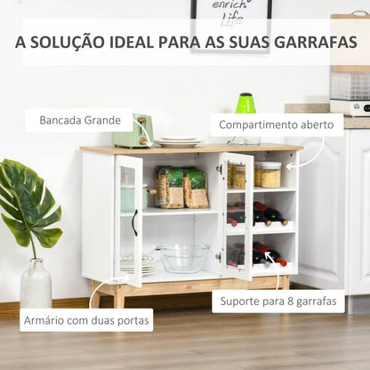 Aparador Koka com Garrafeira - Design Nórdico