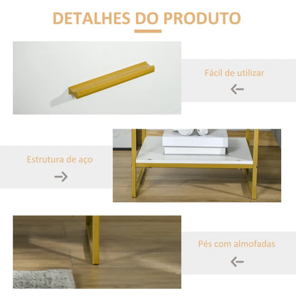 Mesinha de Cabeceira Lion - Design Minimalista