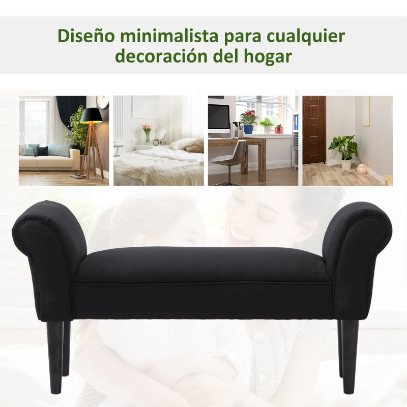 Banco Wissy - Preto - Design Moderno - Leva-Me Contigo - Móveis & Decoração