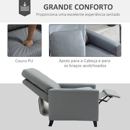 Poltrona Reclinável Ovar - Design Moderno