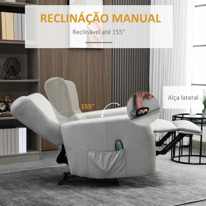 Poltrona Nadi Reclinável com 8 Zonas de Massagem - Design Moderno