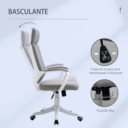 Cadeira Bispe Ergonómica com Apoio de Lombar - Design Moderno