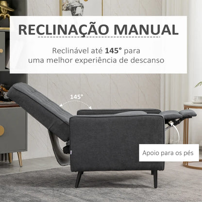 Poltrona Asana Reclinável - Design Contemporâneo