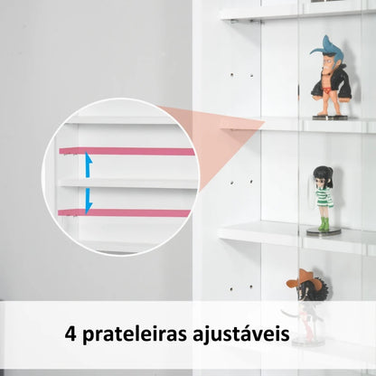 Vitrine Marianah Suspensa - Branco - Design Moderno