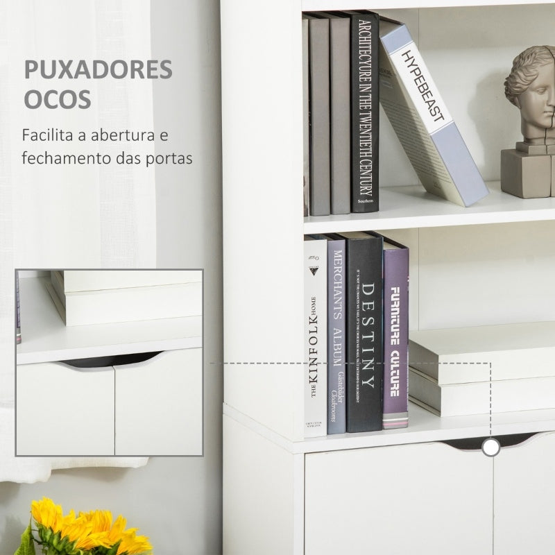 Estante Elle - Branco - Design Moderno - Leva-Me Contigo - Móveis & Decoração