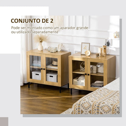 Aparador Vitrine Cavanni de 160 cm - Design Natura