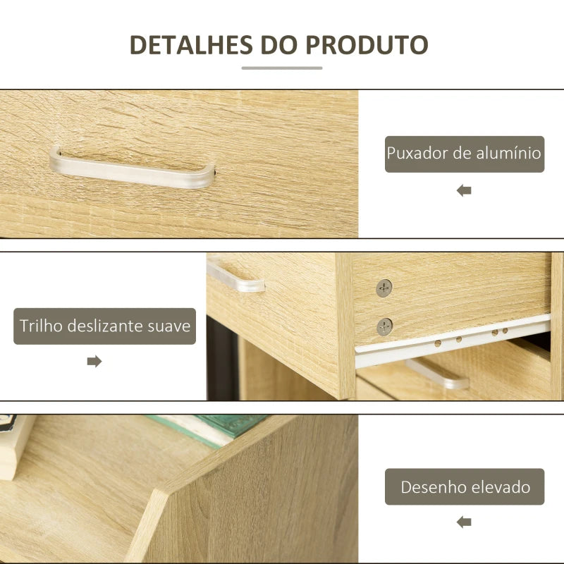 Móvel Liko de 4 Gavetas - Design Nórdico