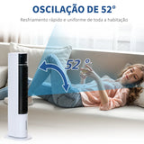 Ventoinha de Coluna de 3 Velocidades com Humidificador - 60W