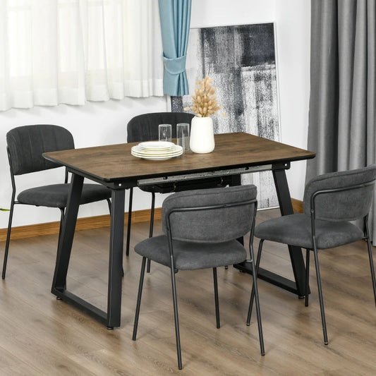 Mesa de Jantar Extensivel Salvatore - 120-160cm - Design Industrial