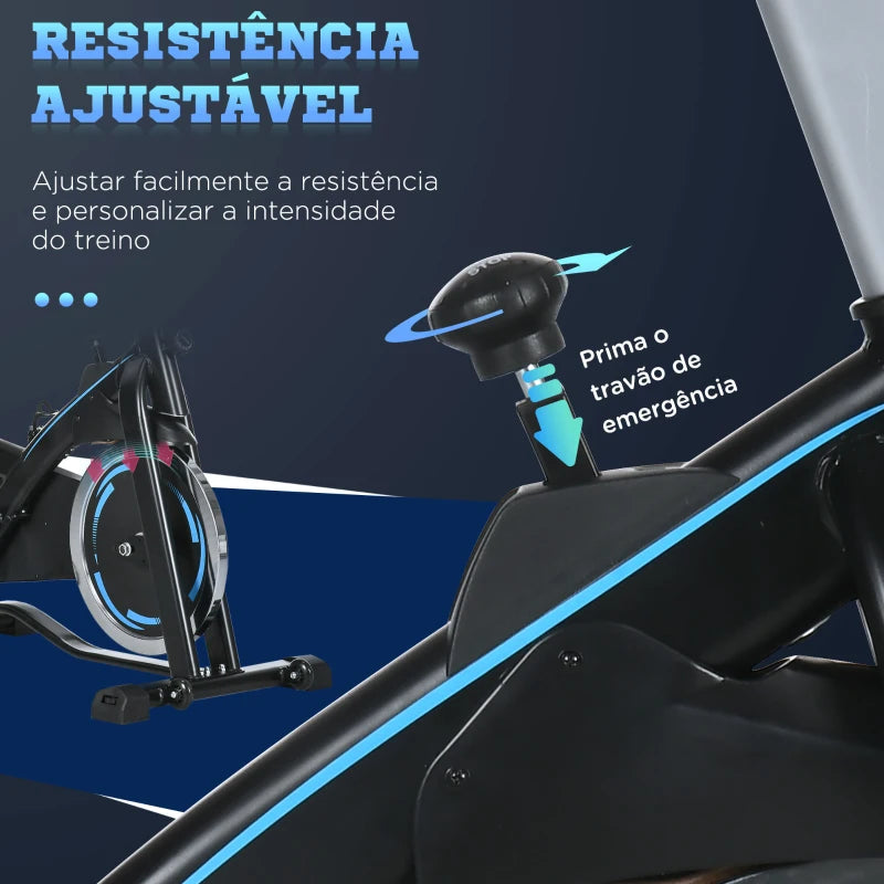 Bicicleta Estática com Inércia de 23kg - Design Moderno