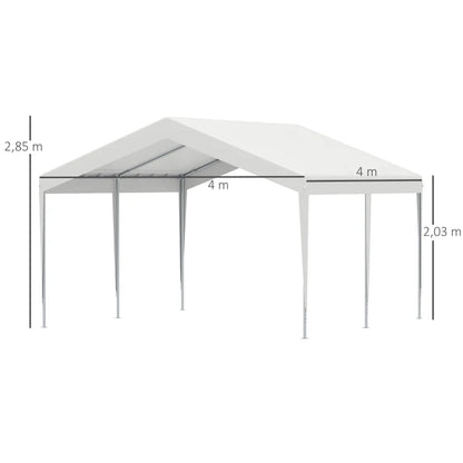 Tenda/Garagem Portátil - 4x4m - Design Moderno