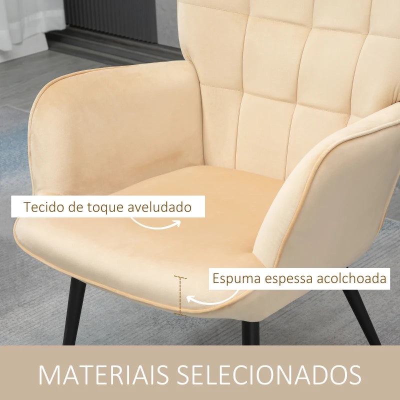 Poltrona Wingback Tufu - Design Moderno