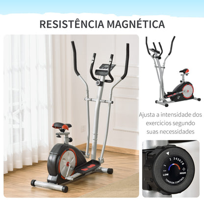 Bicicleta Elíptica com Inércia de 6kg e Resistência Magnética Regulável - HomeGym - Leva-Me Contigo - Móveis & Decoração