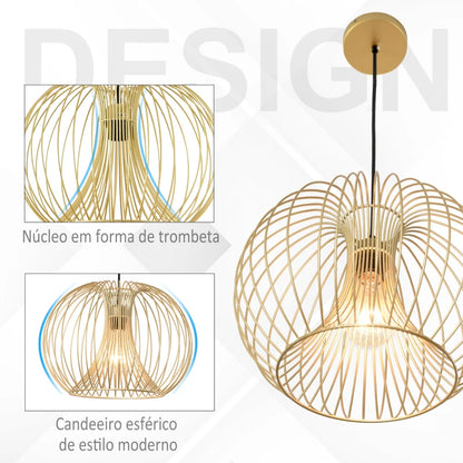 Candeeiro de Teto Califor - Design Escandinavo - Leva-Me Contigo - Móveis & Decoração