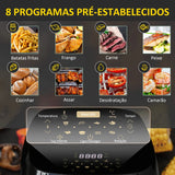 Forno/Fritadeira a Vapor com 8 Programas - 11 Litros - AirFryer