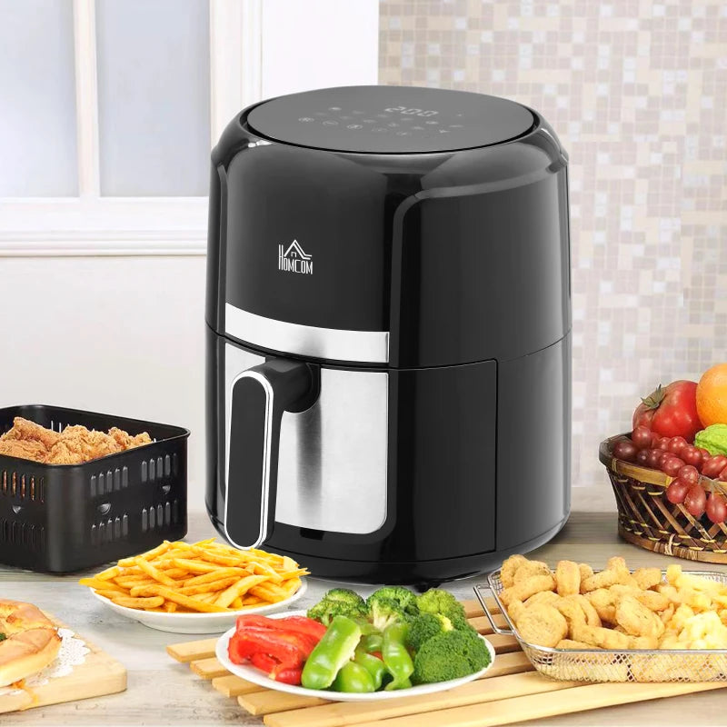 Fritadeira a Vapor com 12 Programas - 4L - 1300W - AirFryer