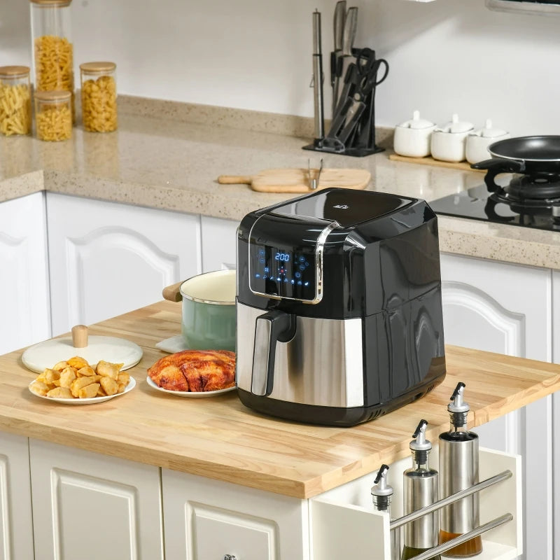 Fritadeira a Vapor com 8 Programas - 6,5L -1700W - AirFryer