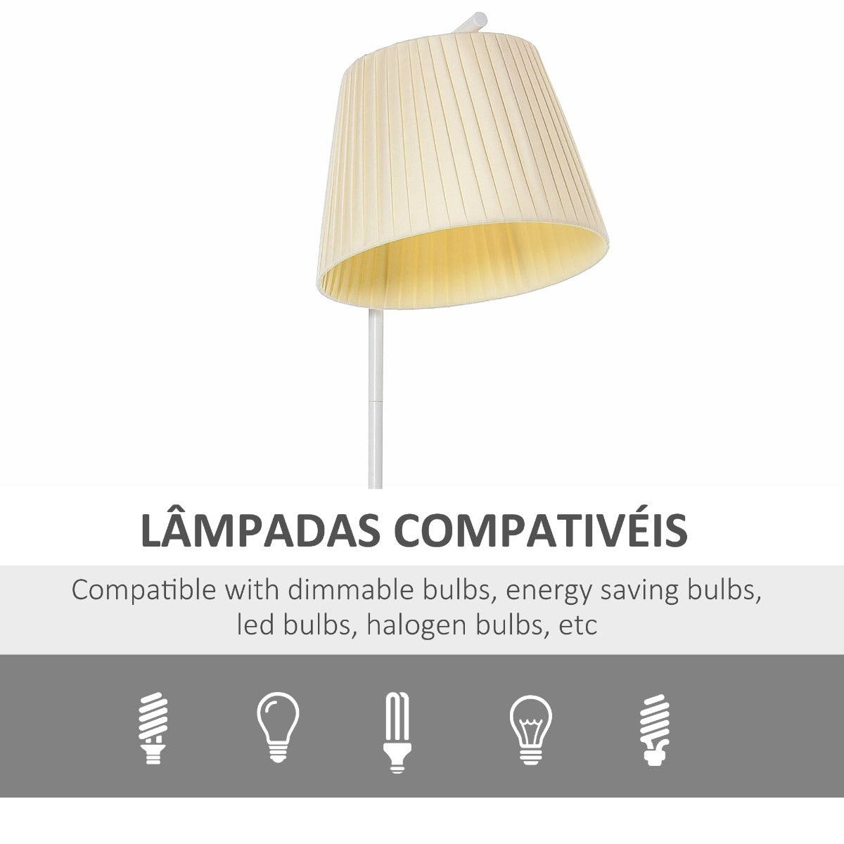 Candeeiro de Pé Pliss - Design Nórdico - Leva-Me Contigo - Móveis & Decoração