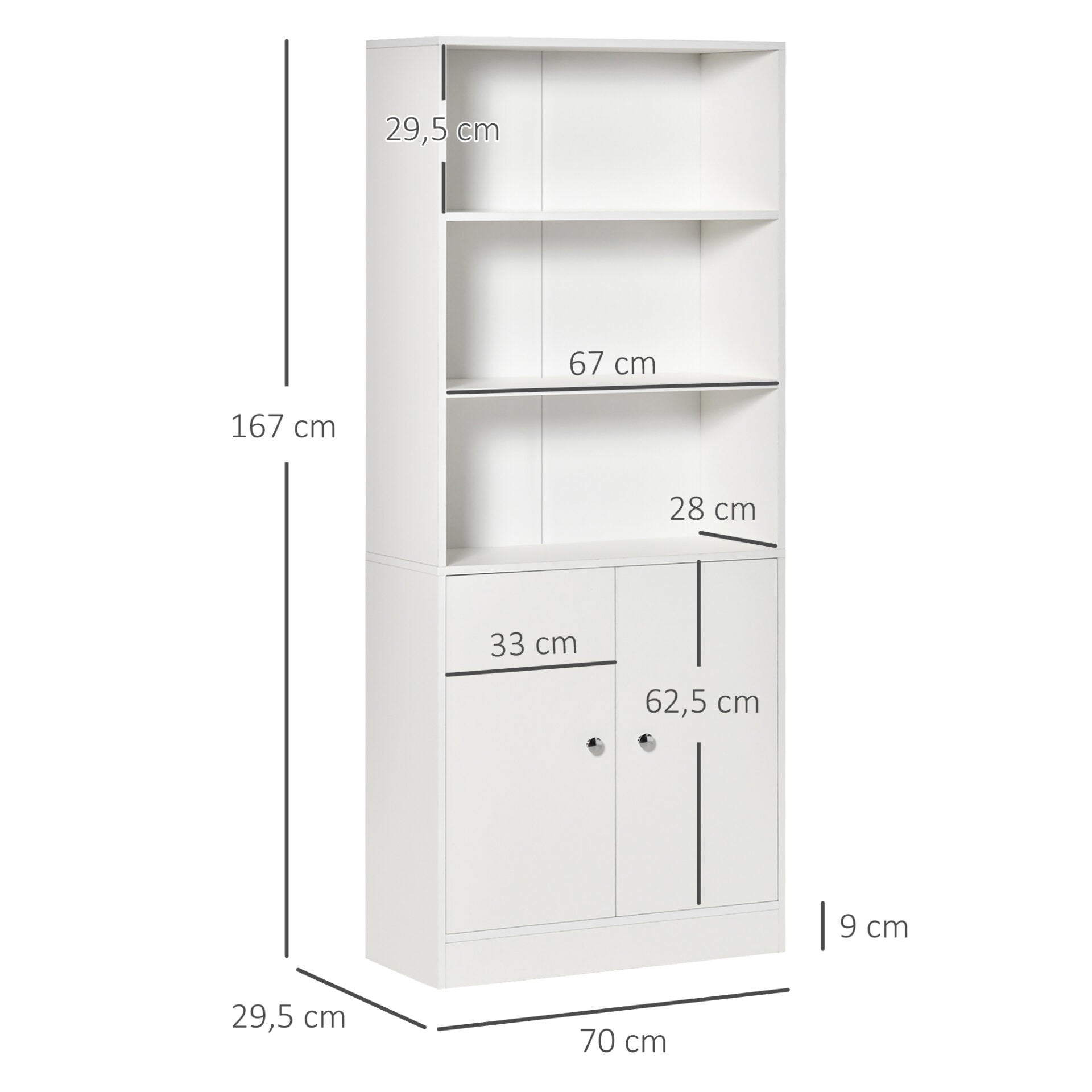 Estante Cosa - Branco - Design Nórdico - Leva-Me Contigo - Móveis & Decoração