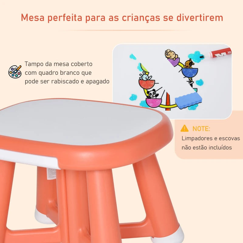 Conjunto Infantil Jerry - 1 Mesa e 2 Cadeiras - Design Moderno