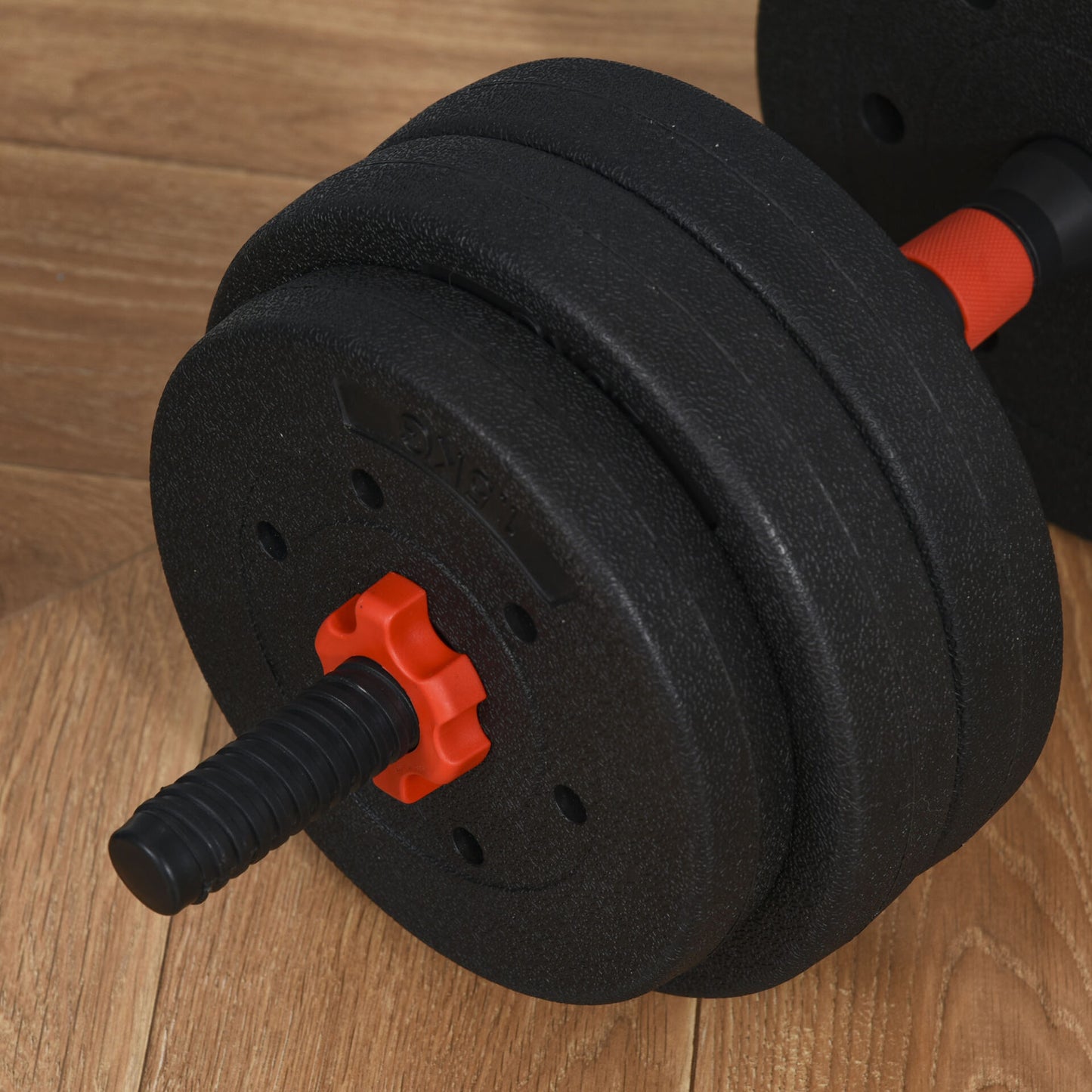 Conjunto de Halteres com Barra Ajustável - 2 em 1 - 25kg no Total - HomeGym - Leva-Me Contigo - Móveis & Decoração