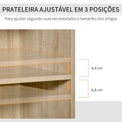 Móvel Lenna com 3 Compartimentos e 2 Gavetas - Design Nórdico