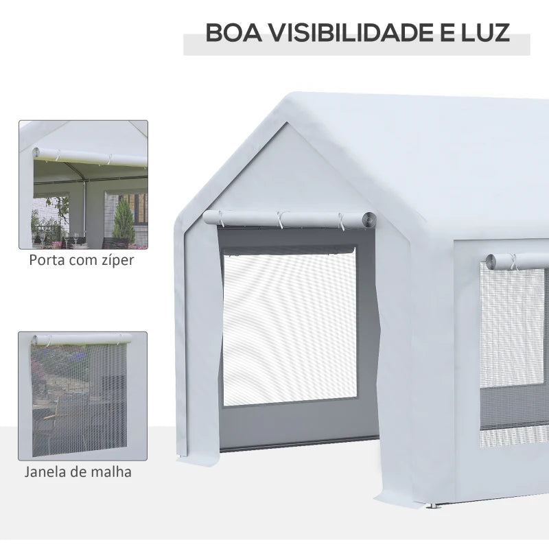 Tenda para Festas com Paredes Removíveis e Janelas - 3x6m