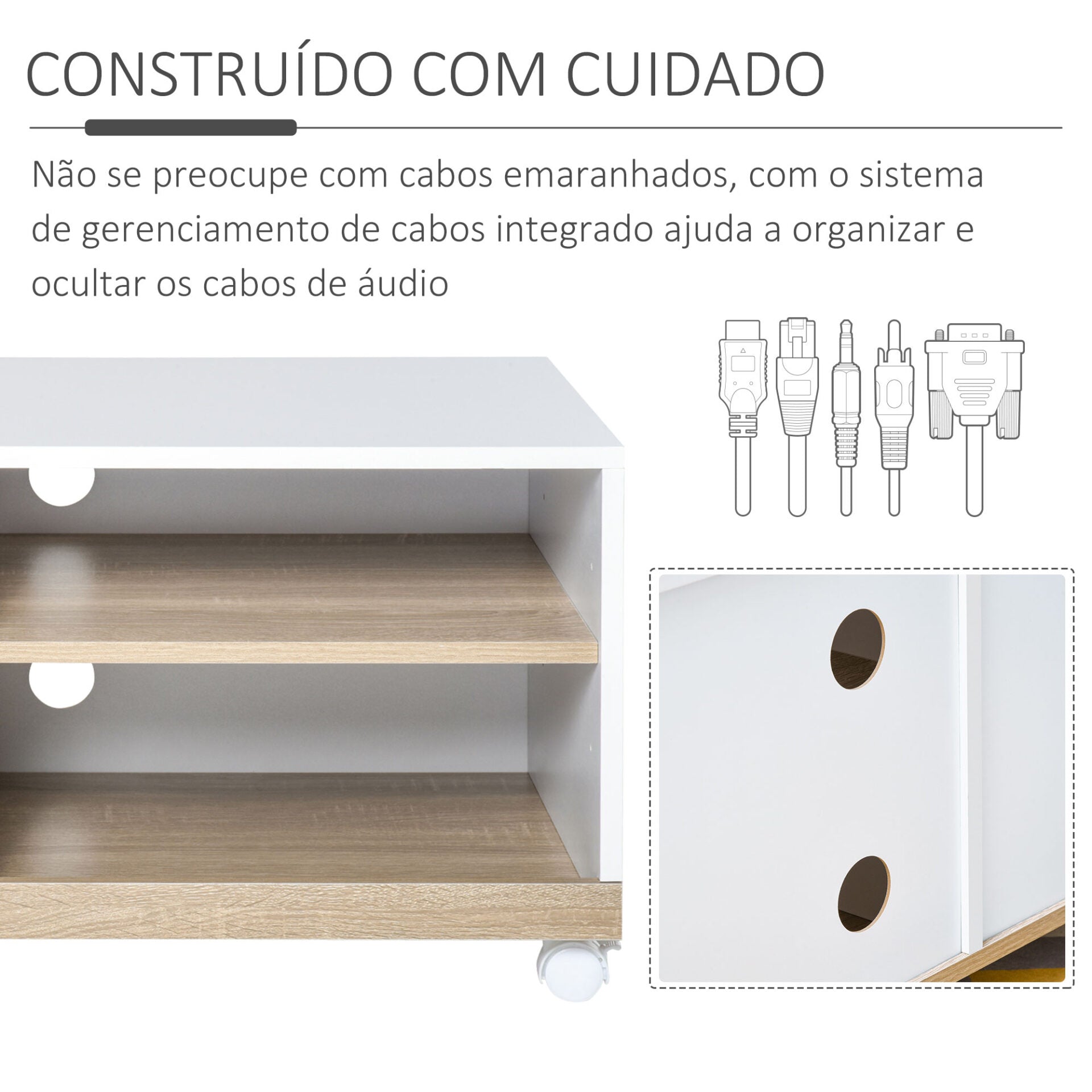 Móvel de TV Lanicci - Design Moderno - Leva-Me Contigo - Móveis & Decoração