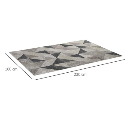 Tapete Geo Cinza - 230x160cm - Design Moderno