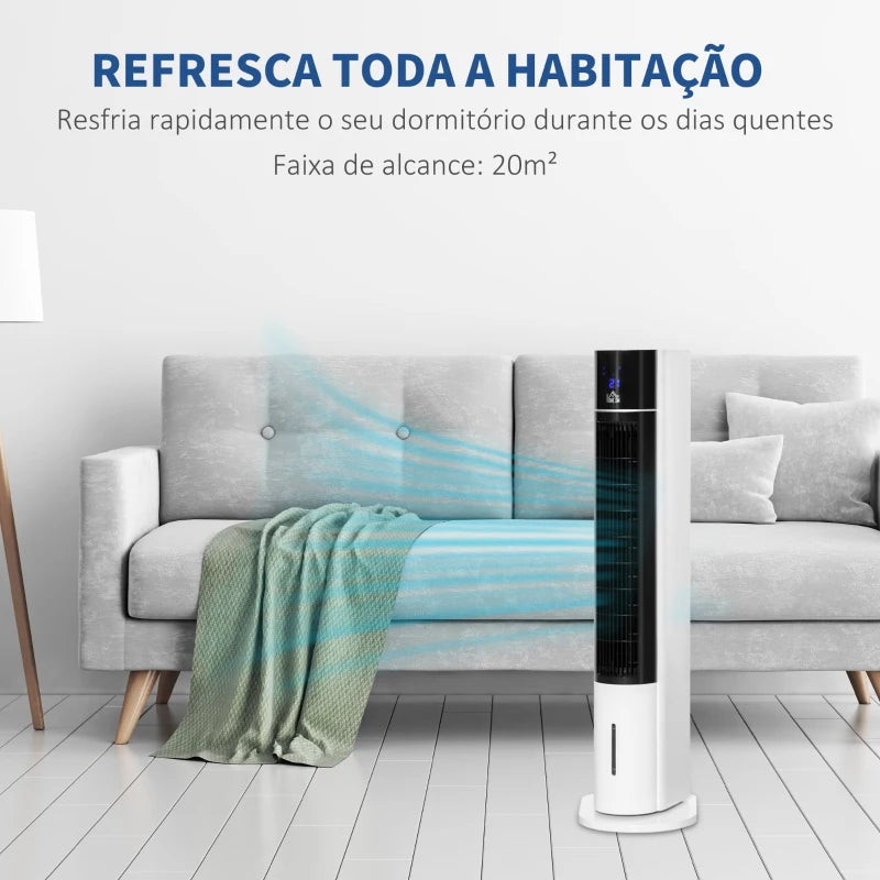 Ventoinha de Coluna de 3 Velocidades com Humidificador - 60W