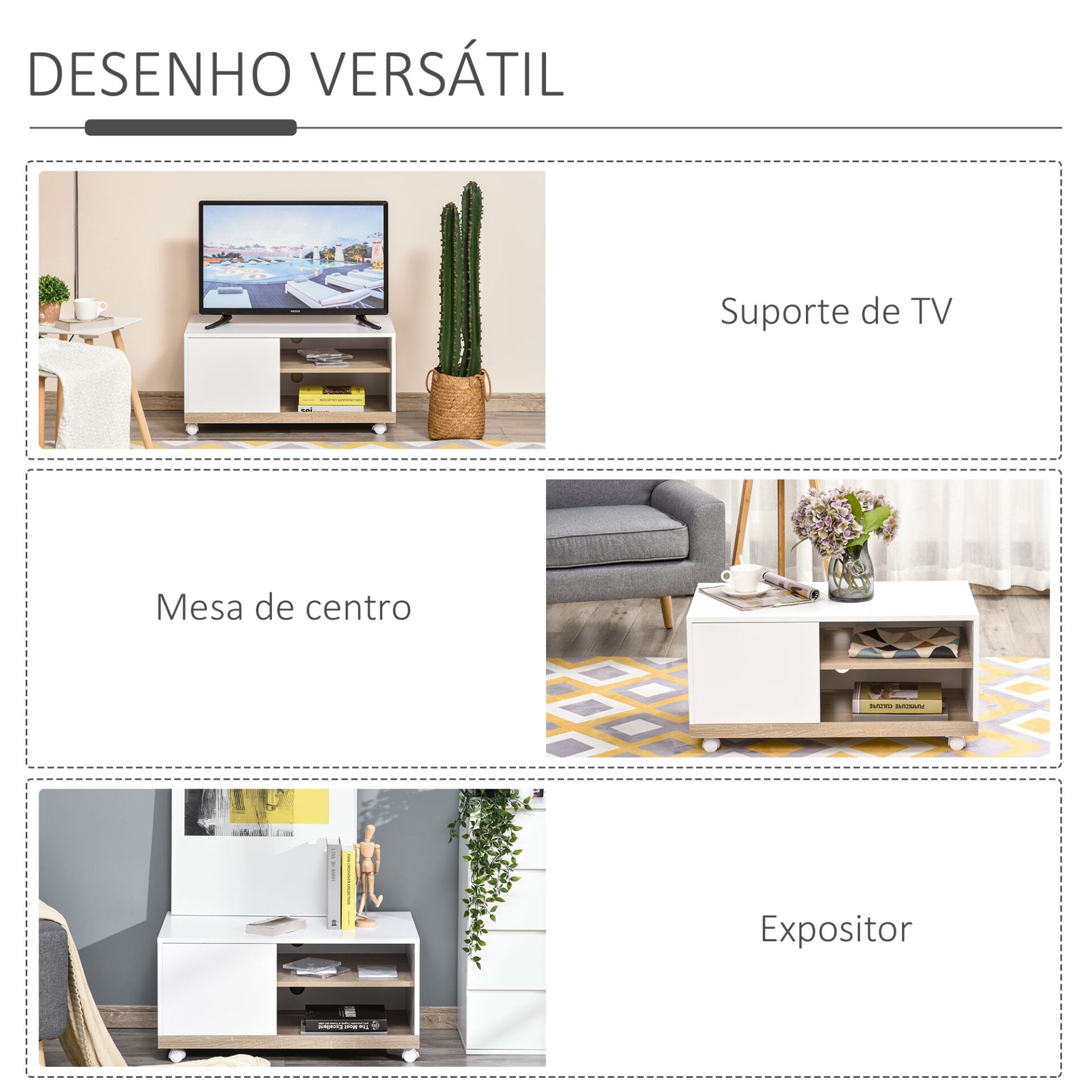 Móvel de TV Lanicci - Design Moderno - Leva-Me Contigo - Móveis & Decoração