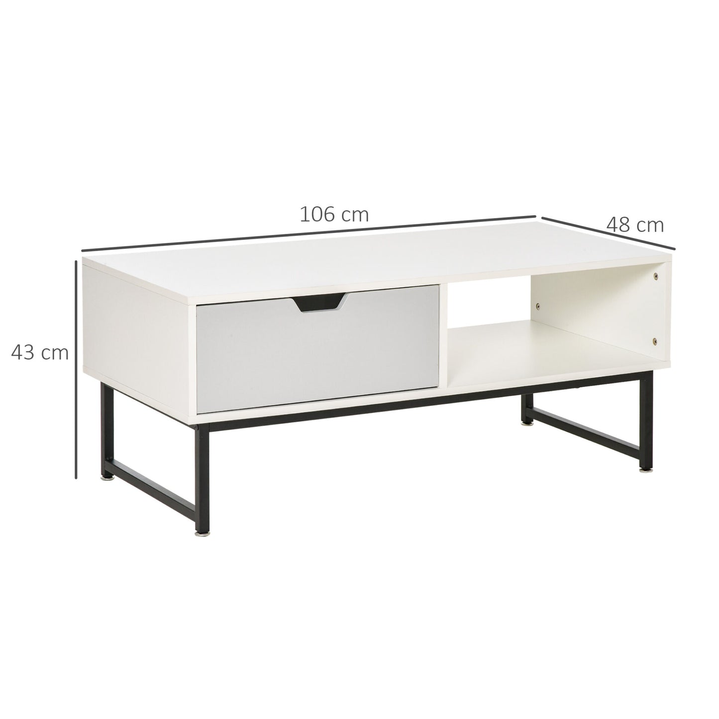 Mesa de Centro Ilyan - Design Moderno - Leva-Me Contigo - Móveis & Decoração