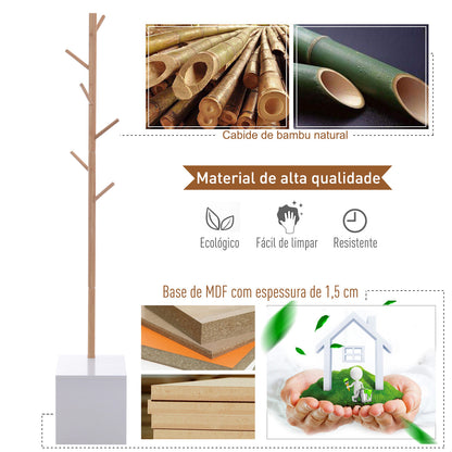 Cabide Charf em Bambu - Design Natura - Leva-Me Contigo - Móveis & Decoração