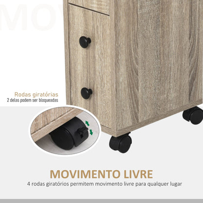 Móvel de Apoio Rest para Casa de Banho - Carvalho - Design Minimalista - Leva-Me Contigo - Móveis & Decoração