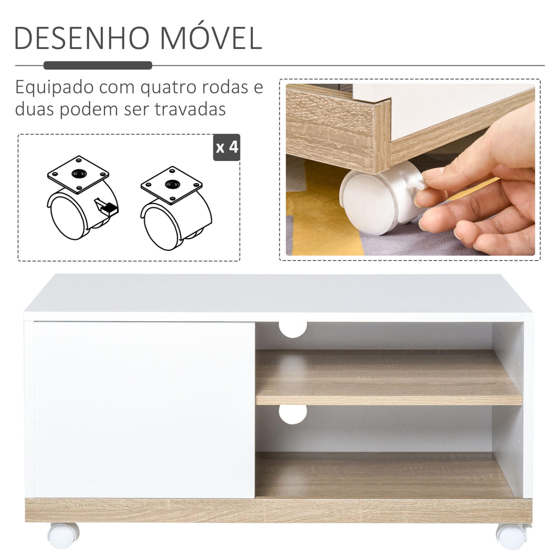 Móvel de TV Lanicci - Design Moderno - Leva-Me Contigo - Móveis & Decoração