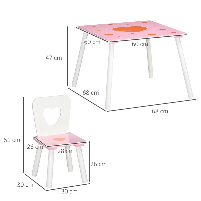 Conjunto Therose - 1 Mesa e 2 Cadeiras - Design Moderno