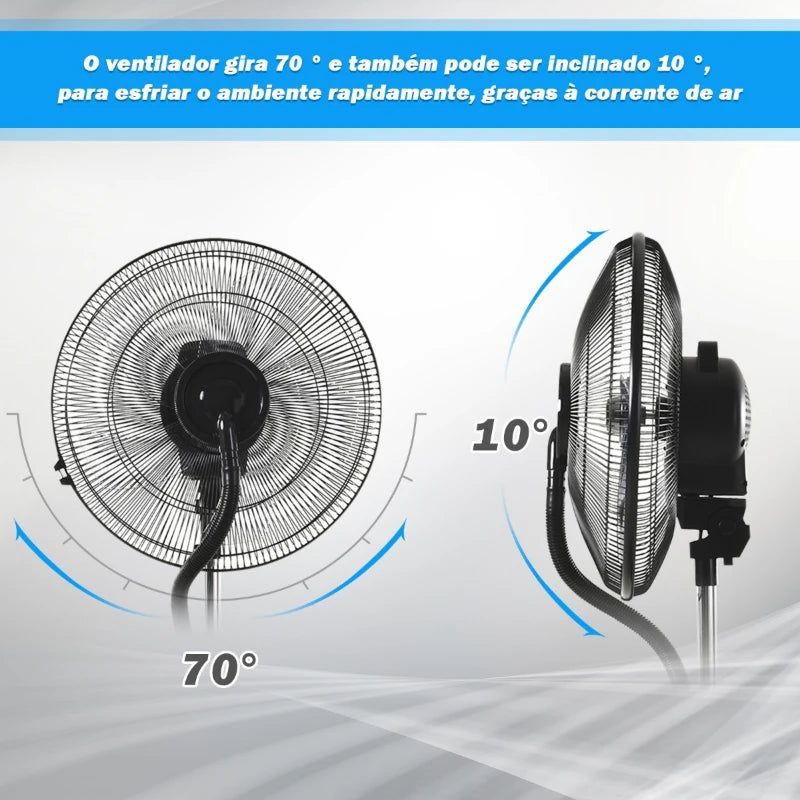 Ventoinha Anti Mosquito com Nebulizador