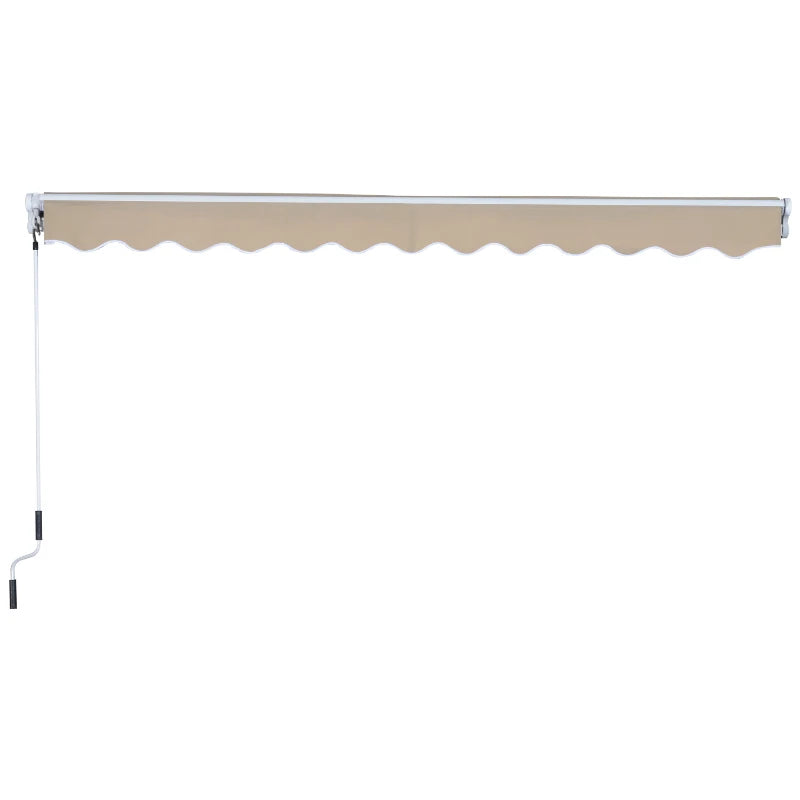 Toldo Dobrável com Manivela - 3,5x2,5m - Creme